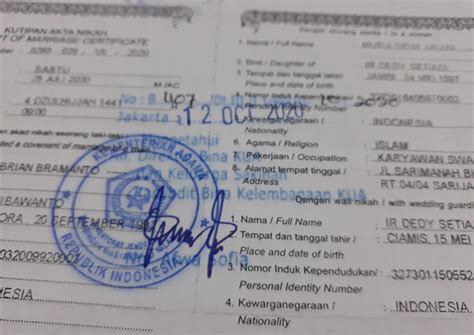 Contoh Legalisir Ijazah Cap Basah Meteor