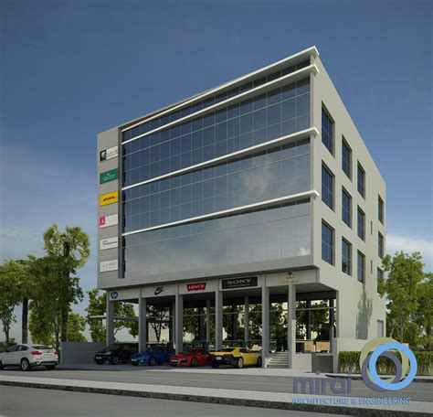 3 Storey Building At Saar Mirai Architecture And Engineering