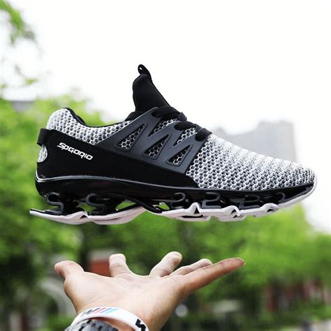 Super Cool Breathable Running Shoes Men Sneakers Bounce Summer Outdoor Sport Shoes Professional