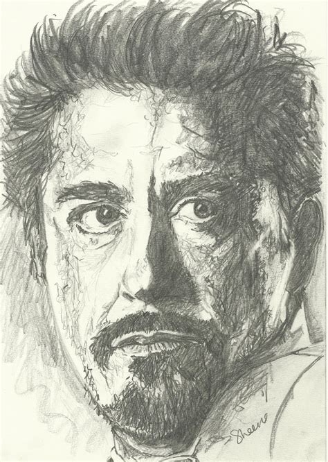 Tony Stark Sketch By Sheenaberesford On Deviantart