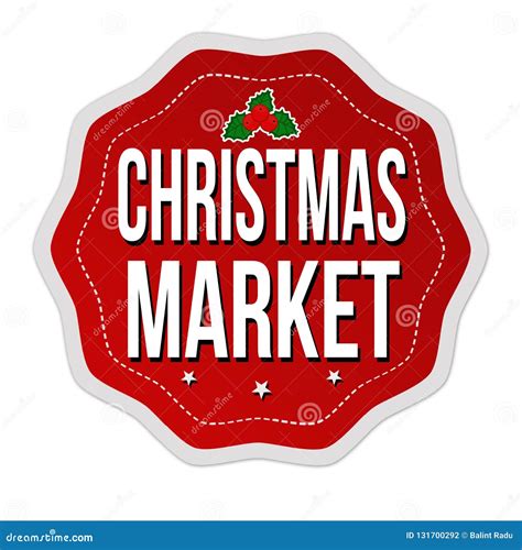 Christmas Market Stalls Street Fair Wooden Booths Vector Illustration