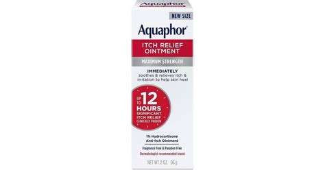 Eucerin Aquaphor Itch Relief Ointment Maximum Strength Fragrance Free