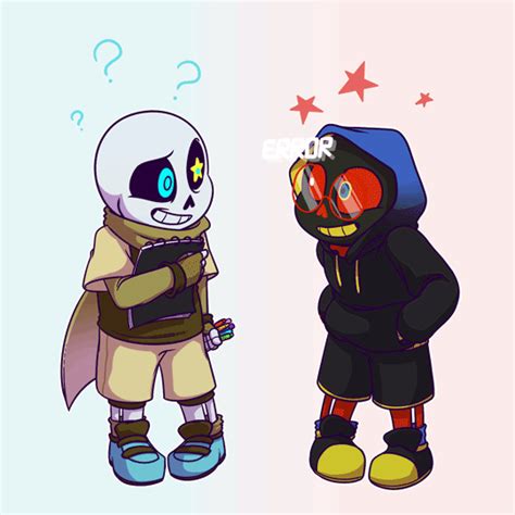 Exists outside of timelines (he has a bad memory) he have a truce with error may help make aus. Obrazki i Komiksy z UT 5 | Undertale AUs. | Error sans, Undertale ships и Sans cute