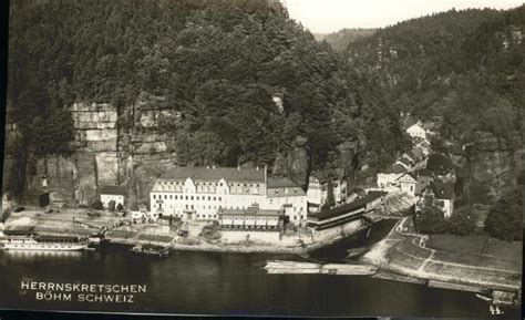 10.000 ansichtskarten von deutschland um 1900: Herrnskretschen Tschechien Hrensko Boehmische Schweiz ...