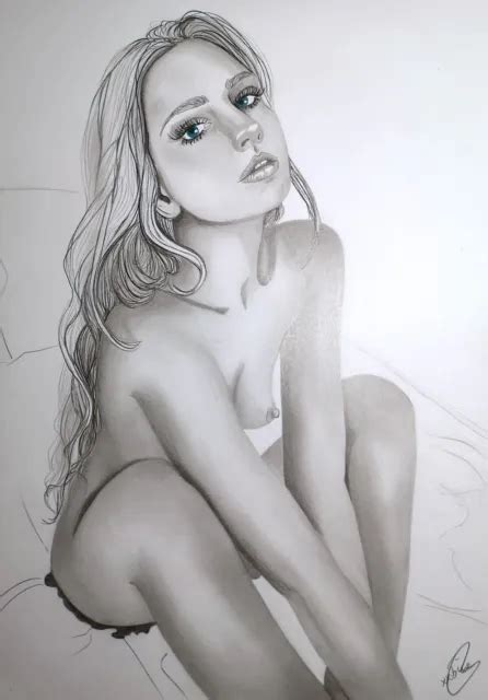 Aktzeichnung Akt Pin Up Nude Drawing Erotic Nu Dessin