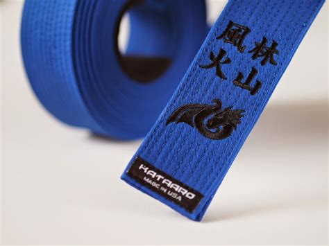 Embroidered Deluxe Jujitsu Rank Belt Martial Arts Belts Bjj Belts