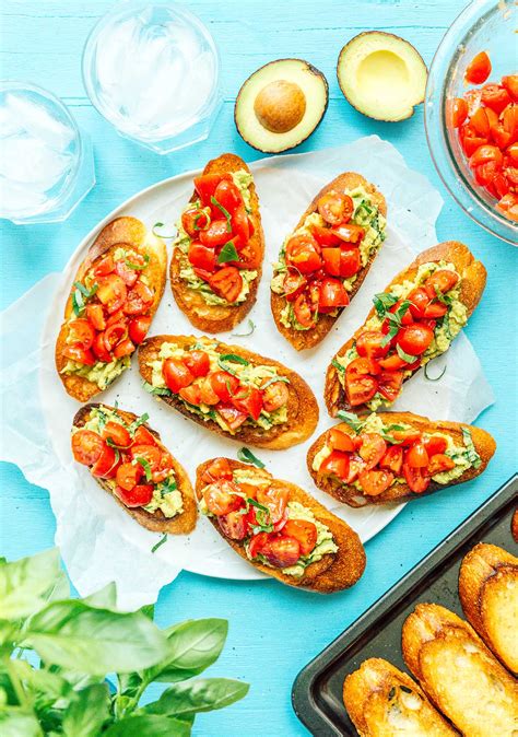 Tomato Avocado Bruschetta Live Eat Learn