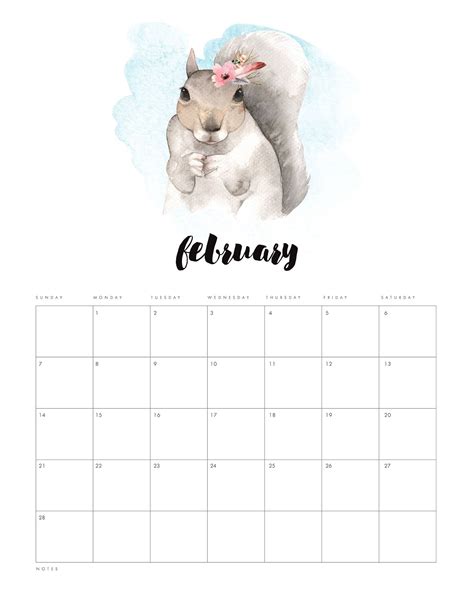 This day is the new moon day of the first chinese lunar month in the chinese lunar calendar system. Free Printable 2021 Watercolor Animal Calendar - The ...