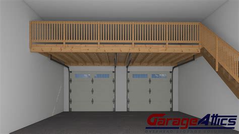 Vertical storage is a fantastic way to get bulky items out of the way! Garage Storage Loft Ideas | Massive Overhead Garage ...