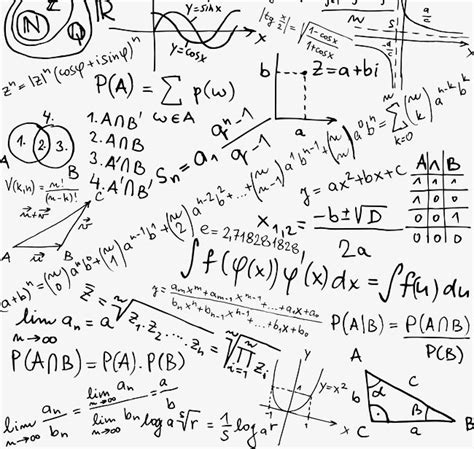 Mathematical Formula Math Drawing Formula Study Png Transparent