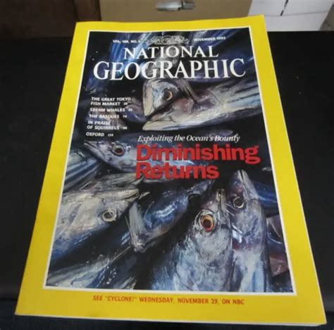 National Geographic Exploring The Oceans Bounty November 1995 Vol 188