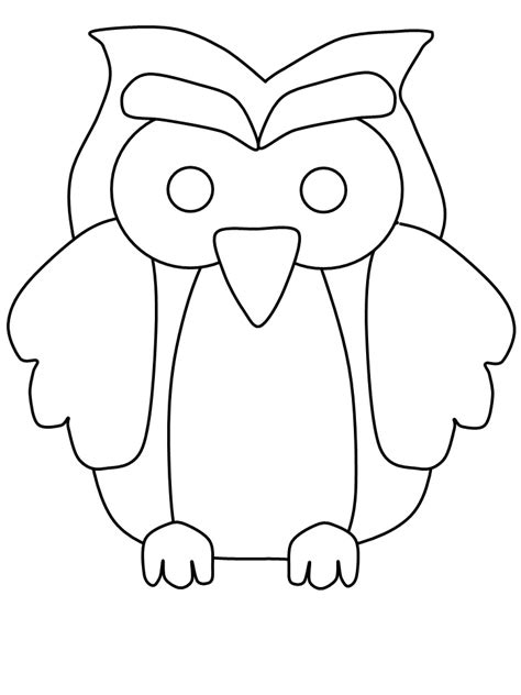 Gambar Owl Coloring Pages Free Printable Pictures Kids Cute Print Di