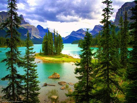 Tlcharger Fond Decran Lac Maligne Parc National De Jasper Canada