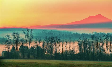Misty Mountain Sunrise Part 2 Photograph By Alan Brown