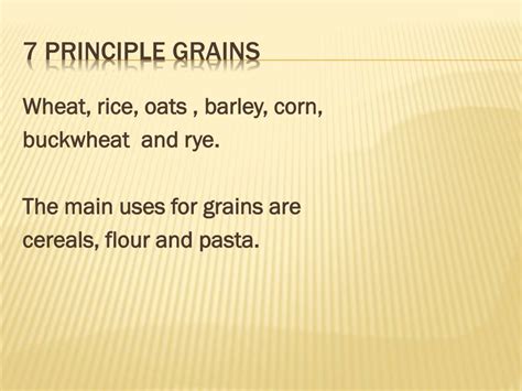 PPT GRAINS PowerPoint Presentation Free Download ID