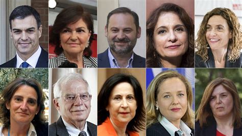 Los Ministros Del Gobierno De Pedro Sánchez España El PaÍs