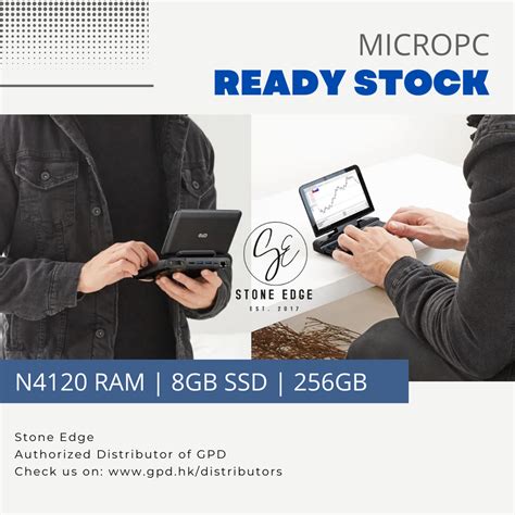 Promo Gpd Micropc Micro Pc Mini Laptop 6 Inch Ram 8gb Ssd 256gb