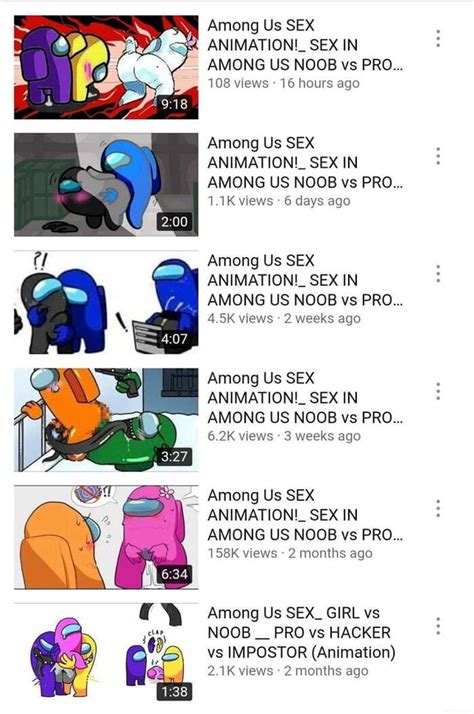 Among Us Sex Animation Sex In Among Us Noob Vs Pro 108 Views 16