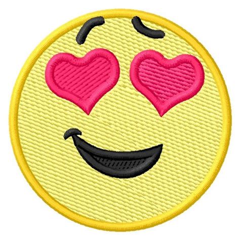 Smiley Love Emoji Embroidery Designs Machine Embroidery Designs At