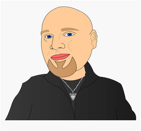 Cartoon Bald Guy With Beard