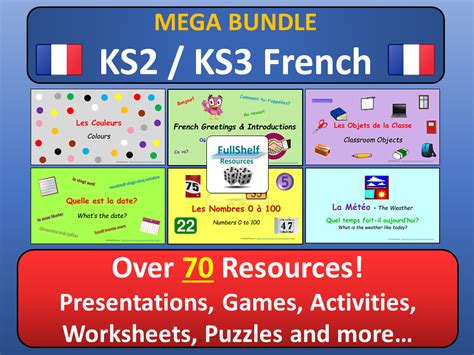 Our printable, topic based worksheets are designed to reinforce skills children are already working on. Beginners French KS2 / KS3 by FullShelf | Teaching Resources