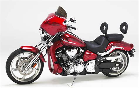 Black with smoke windshield / wind screen. Corbin Motorcycle Seats & Accessories | Yamaha Raider ...
