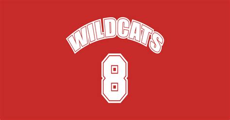 Wildcats 8 High School Musical T Shirt Teepublic