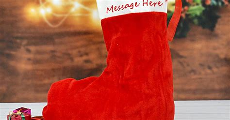 Alluring Personalized Santa Sock Personalized Christmas T