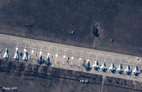 Nato Satellite Photos Show Russian Military Build Up Near Ukraine