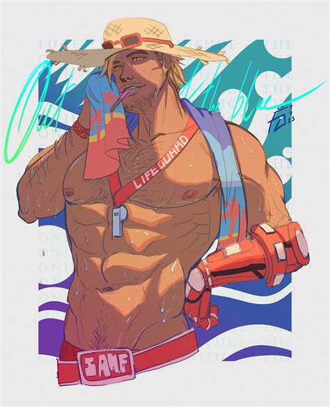 Cassidy And Lifeguard Cassidy Overwatch Drawn By Fuge Oni666 Danbooru