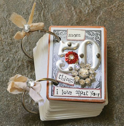 Mini Book 50 Things I Love About You 365 Days Of Crafts