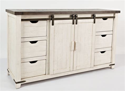 Check spelling or type a new query. Madison County 60 Inch Barn Door Server (Vintage White ...