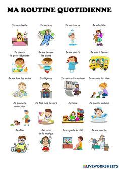 170 ideas de FLE : les activités quotidiennes | aprender francés ...