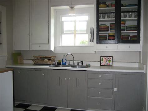 I am working on painting the interior of my home and the higher we are remodeling our home with white cabinets, white calcatta counters, with tiled backsplash very close to rainwashed. Rental Mobil Jogja | Grey painted kitchen, Kitchen cabinet ...