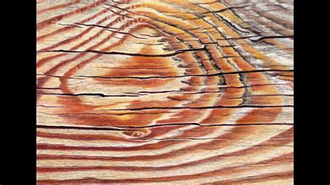 How To Draw Wood In Colored Pencil Preview Youtube