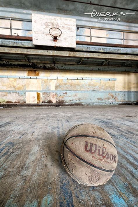 Basketball Court In An Abandoned School Dierks Photo Altoona