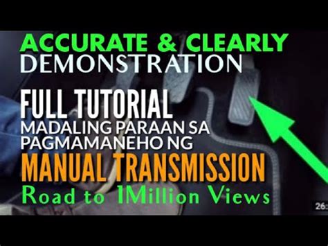 PAANO MAG DRIVE NG MANUAL TRANSMISSION #drivingtutorials #drivingtips #