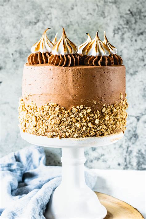 S'mores Cake - Pies and Tacos