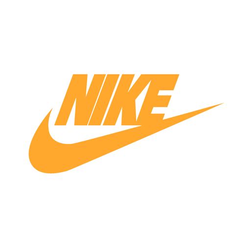 Yellow Nike Logo