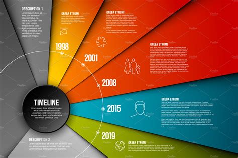 Vector Infographic Timeline Template Background Graphics Creative