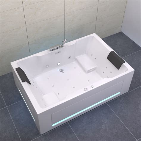 While in the acrylic range, we offer modern acrylic tubs. WOODBRIDGE 2 Person Freestanding Massage Hydrotherapy ...