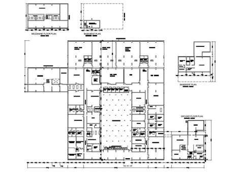 Chandigarh College Of Architecture Layout Plan Cad Drawing Details Dwg