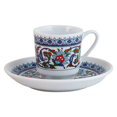 Buy Traditional Porcelain Turkish Coffee Set Cups