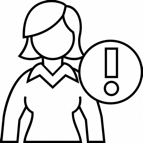 Business Exclamation Interjection Woman Icon Download On Iconfinder