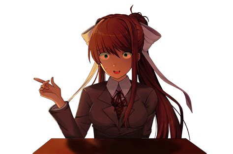 Just Monika Png Png Image Collection