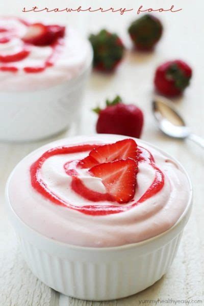 Strawberry Fool Dessert Yummy Healthy Easy