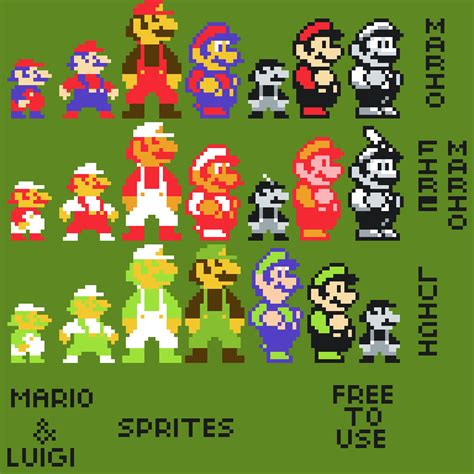 A Ton Of 8 Bit Mario Sprites Some Are Fanmade Rpixelart