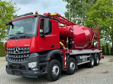 Pompa Do Betonu Schwing Fbp Na Podwoziu Mercedes Benz Arocs X Euro Pompogruszka