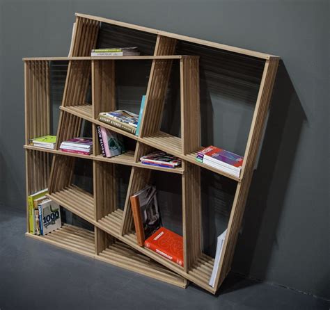Modern Wall Bookshelves With Intricate And Unexpected Design Features