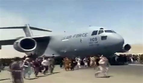 Kabul Airport Plunges Into Chaos As Taliban Patrols Capital Boston